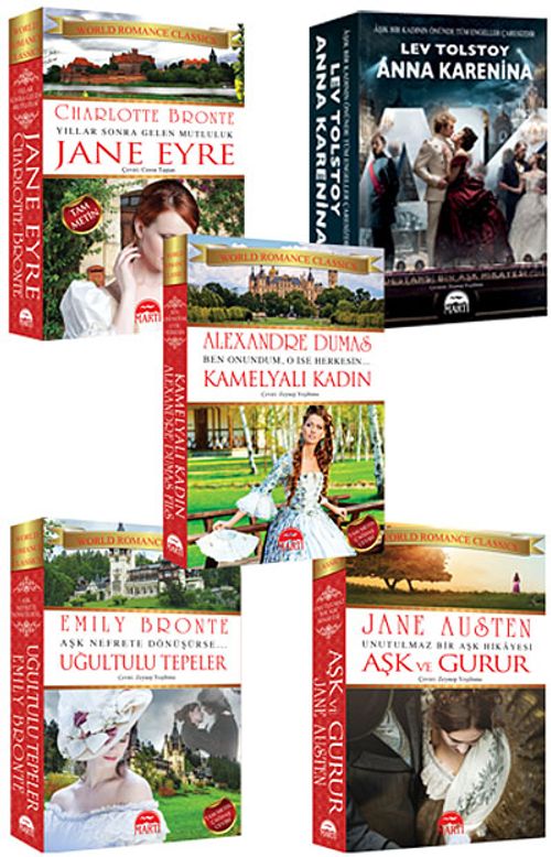 Martı Çağdaş Dünya Aşk Klasikleri (5 Kitap)