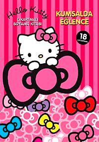 Hello Kitty - Kumsalda Eğlence & Çıkartmalı Boyama Kitabı