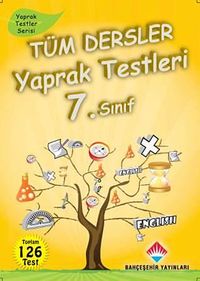 7. Sınıf Tüm Dersler Yaprak Testleri & 126 Test