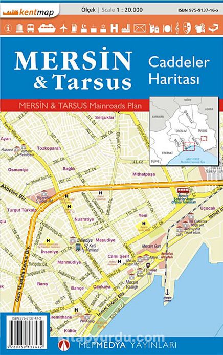 Mersin / Tarsus Caddeler Haritası