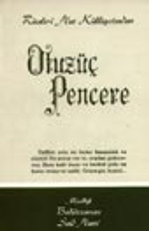 Otuzüç Pencere / cep boy (kod:526)