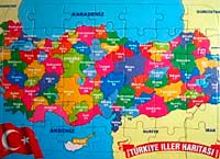Türkiye İlleri Haritası / Yapboz