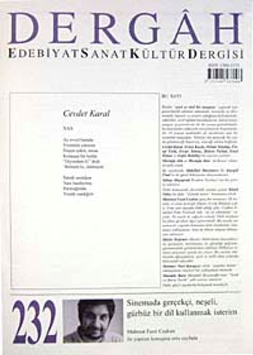Dergah Edebiyat Sanat Kültür Dergisi Sayı:232 Haziran 2009