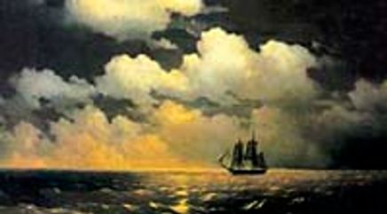 Rus Donanmasına Dönen Macera Gemisi-1848 / Ivan Konst. Aivazovsk (AIK 007-50x90) (Çerçevesiz)