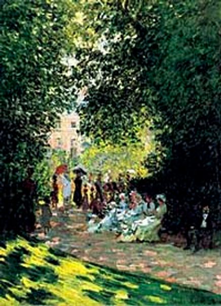 Monceau Parkı / Claude Monet (MCL 027-70x100) (Çerçevesiz)