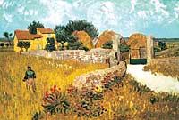 Taşrada Çiftlik Evi-1888 / Vincent Van Gogh (VGV 045-30x45) (Çerçevesiz)