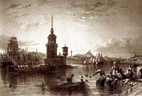 Kız Kulesi / Thomas Allom (GRV 069-50x75) (Çerçevesiz)