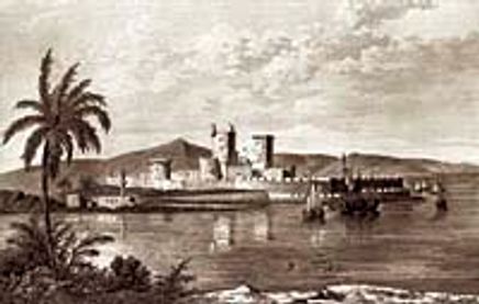 Muğla Bodrum Kalesi Ve Limanı / Charles Texier (GRV 118-50x80) (Çerçevesiz)