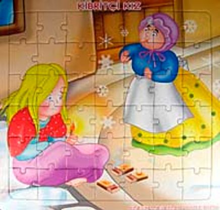 Kibritçi Kız Yapboz / Klasik Masallar Puzzle Dizisi