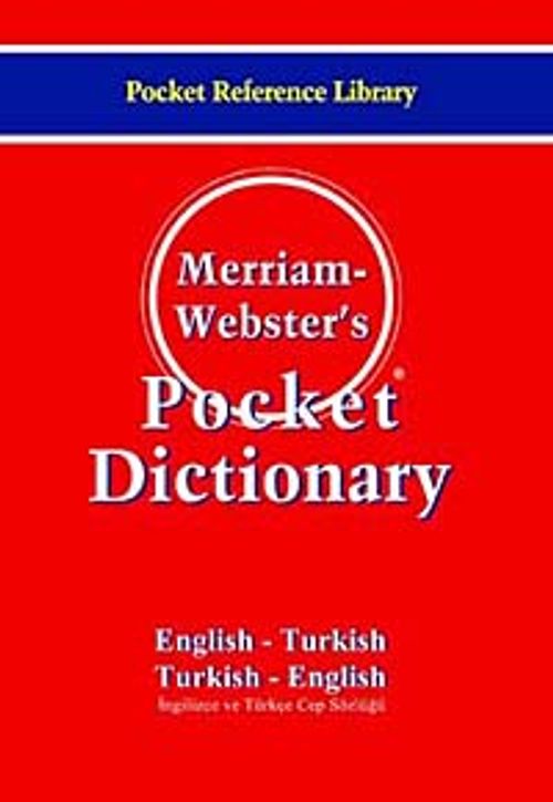 美品 Dictionnaire 函付き 洋書 Merriam Webster's Pocket Dictionary - English - Turkish/Turkish