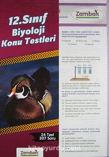 12. Sınıf Biyoloji Konu Testleri (24 Test)