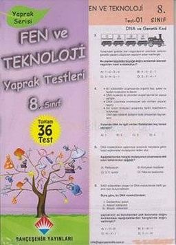 Fen ve Teknoloji Yaprak Testleri 8. Sınıf & 36 Test