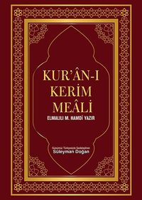 Kur'an-ı Kerim Meali (Kırmızı Kapak)