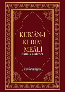 Kur'an-ı Kerim Meali (Kırmızı Kapak)
