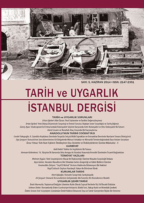 Tarih ve Uygarlık - İstanbul Dergisi Sayı:5 2014