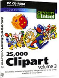 25,000 Clipart VOL 3 Green Label / 25.000 Clipart Şekil ve Resim III Kod:GS.02235&