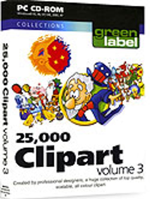 25,000 Clipart VOL 3 Green Label / 25.000 Clipart Şekil ve Resim III Kod:GS.02235&