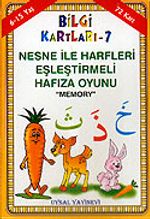 Bilgi Kartları 7 / Nesne İle Harfleri Eşleştirmeli Hafıza Oyunu (72 Kart)