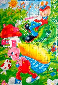 Ağustos Böceği ve Karınca / Masallı Yapboz