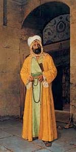 Rüstem Paşa Camii Önünde / Osman Hamdi Bey (OHB 004-50x100) (Çerçevesiz)