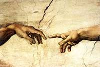 Adem'in Yaratılışı / Buonaroti Michaelangelo (MCB 001-50x75) (Çerçevesiz)