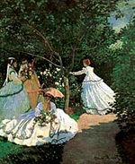 Bahçede Kadınlar / Claude Monet (MCL 035-60x75) (Çerçevesiz)