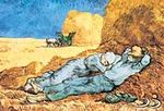 Öğle Üzeri Dinlenme / Vincent Van Gogh (VGV 017-60x90) (Çerçevesiz)