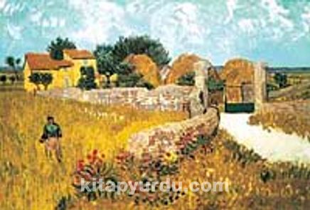 Taşrada Çiftlik Evi-1888 / Vincent Van Gogh (VGV 045-50x75) (Çerçevesiz)