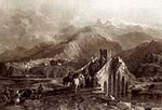 Bursa Ve Uludağ / Thomas Allom (GRV 086-30x45) (Çerçevesiz)