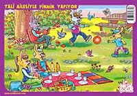 Tali Ailesi ile Piknik Yapıyor (Yapboz)