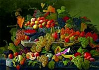 Meyveli Natürmort 500 Parça (34x48-Kod:3511)