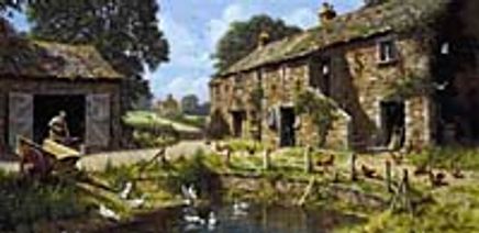 Köy Yaşamı 1500 Parça (48x99-Kod:3763)