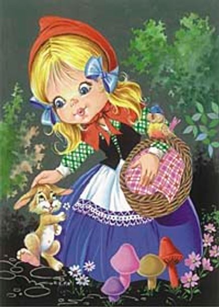 Kırmızı Başlıklı Kız 63 Parça (23x33-Kod:6406)