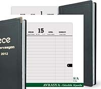 2012 Ece Ajanda - Asya Günlük Ticari Ajanda