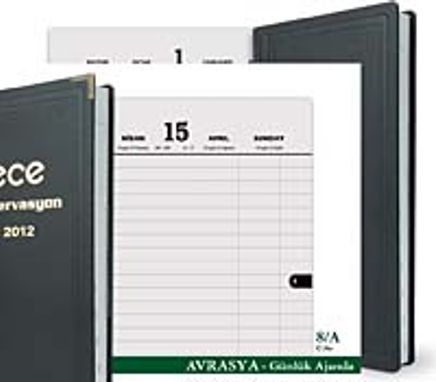 2012 Ece Ajanda - Asya Günlük Ticari Ajanda