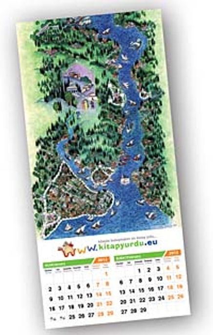 Kitapyurdu 2012 Duvar Takvimi