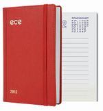 2013 Ece Ajanda - Akçay (Ürün Kodu:9)  Kırmızı