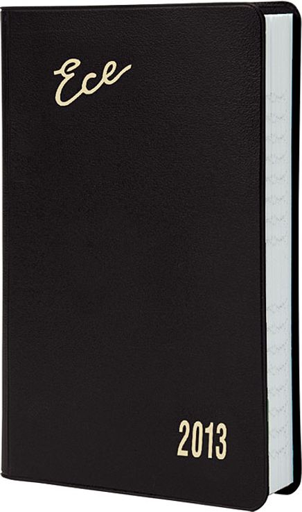 2013 Ece Ajanda Muhtıra Serisi 1P Cep (Ürün Kod:1) Siyah