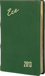 2013 Ece Ajanda - Muhtıra Serisi 1D Cep (Ürün Kod:1) Yeşil