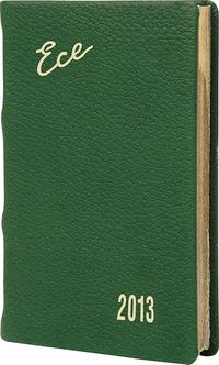 2013 Ece Ajanda - Muhtıra Serisi 1D Cep (Ürün Kod:1) Yeşil