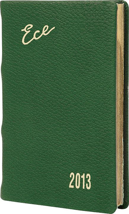 2013 Ece Ajanda - Muhtıra Serisi 1D Cep (Ürün Kod:1) Yeşil