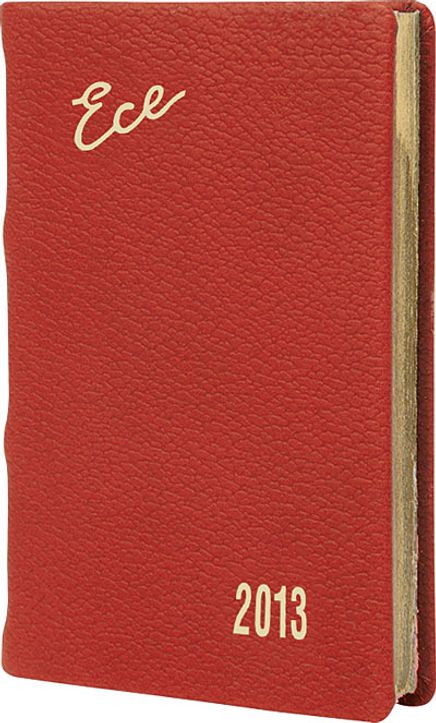 2013 Ece Ajanda - Muhtıra Serisi 1D Cep (Ürün Kod:1) Kırmızı