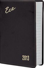 2013 Ece Ajanda - Muhtıra Serisi 2P Cep (Ürün Kod:2) Siyah