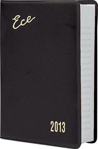 2013 Ece Ajanda - Muhtıra Serisi 2P Cep (Ürün Kod:2) Siyah