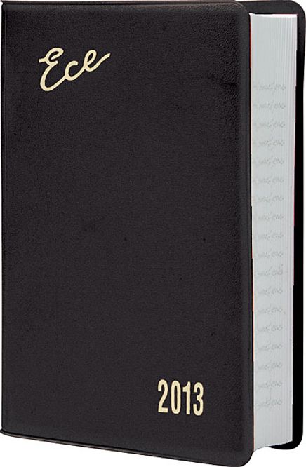 2013 Ece Ajanda - Muhtıra Serisi 2P Cep (Ürün Kod:2) Siyah