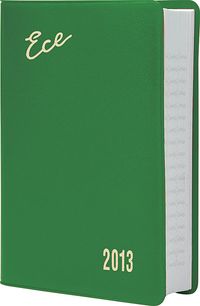 2013 Ece Ajanda - Muhtıra Serisi 2P Cep (Ürün Kod:2) Yeşil