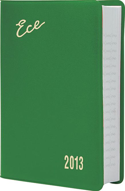 2013 Ece Ajanda - Muhtıra Serisi 2P Cep (Ürün Kod:2) Yeşil