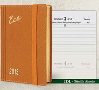 2013 Ece Ajanda - Muhtıra Serisi 2DL Cep (Ürün Kod:2) Taba