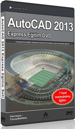 AutoCad 2013 & Express Eğitim Dvd