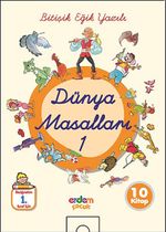 Dünya Masalları Dizisi -1 (10 Kitap) / Bitişik Eğik Yazılı Dünya Masalları